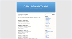 Desktop Screenshot of blog.lluisos.cat
